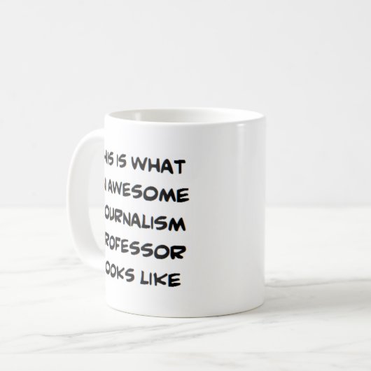 Journalistenprofessor, phantastisch kaffeetasse (Vorderseite Links)