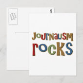 Journalistenrocks Postkarte (Vorne/Hinten)