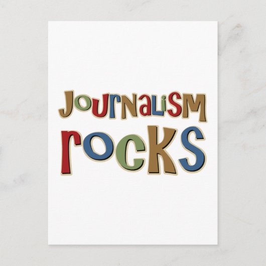 Journalistenrocks Postkarte (Vorderseite)