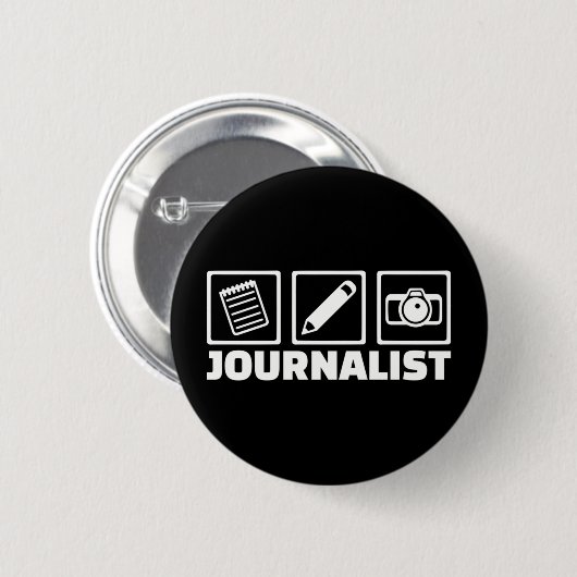 Journalistin Button (Vorne & Hinten)