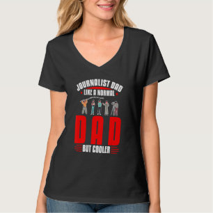 Journalistin, die Journalismus schreibt Medien T-Shirt