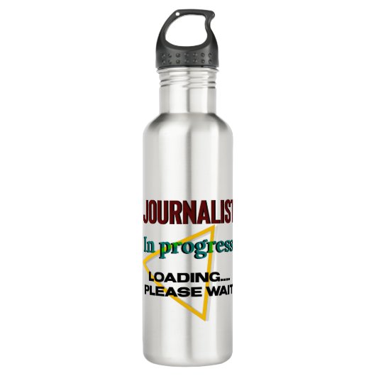 Journalistin Edelstahlflasche (Vorderseite)