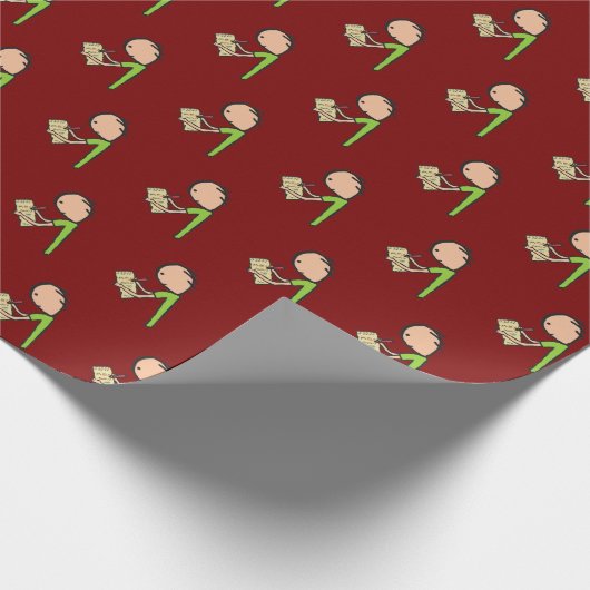 Journalistin Geschenkpapier (Ecke)