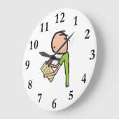 Journalistin Große Wanduhr (Winkel)