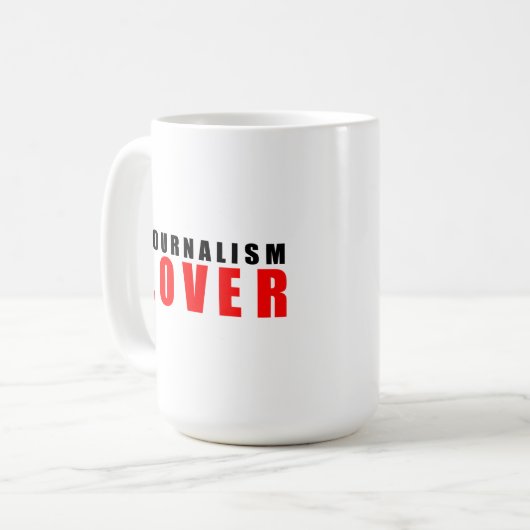 Journalistin Kaffeetasse (Vorderseite Links)
