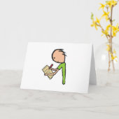 Journalistin Karte (Gelbe Blume)