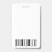 Journalistin lächelt über Kamera Ausweis (Rückseite)