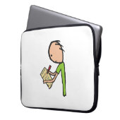 Journalistin Laptopschutzhülle (Vorderseite Links)