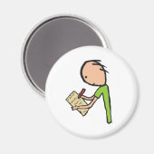 Journalistin Magnet (Vorderseite/Rückseite)