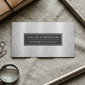 Journalistin - Moderner Metalllook Visitenkarte