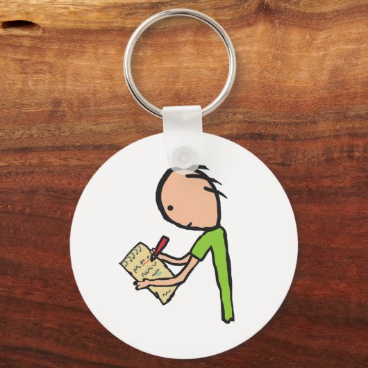 Journalistin Schlüsselanhänger (Vorderseite)