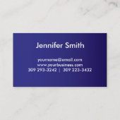 Journalistin | Schriftsteller | Blogger | Reporter Visitenkarte (Rückseite)