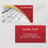 Journalistin | Schriftsteller | Blogger | Reporter Visitenkarte (Vorne/Hinten)