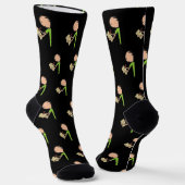 Journalistin Socken (Gewinkelt)