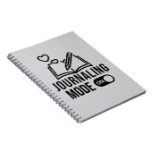 Journalmodus im Bullet-Journal-Tagebuch Notizblock (Rechte Seite)