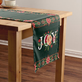 JOURNE-Weihnachtsgrenze Kurzer Tischläufer