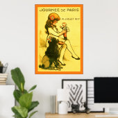 Journée de Paris ~ Vintages französisches WW1-Post Poster (Heimbüro)