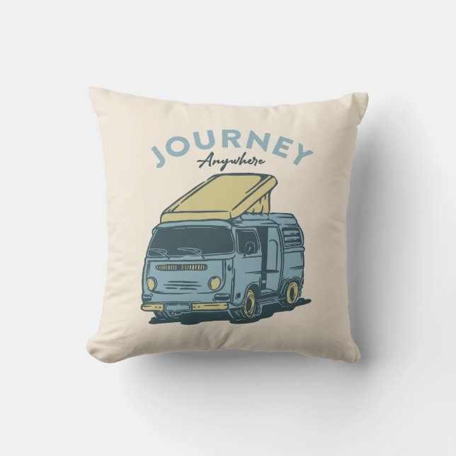 Journey Anywhere Kissen (Vorderseite)