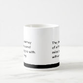 Journey beginnt Kaffee/Tee-Tasse Kaffeetasse (Mittel)