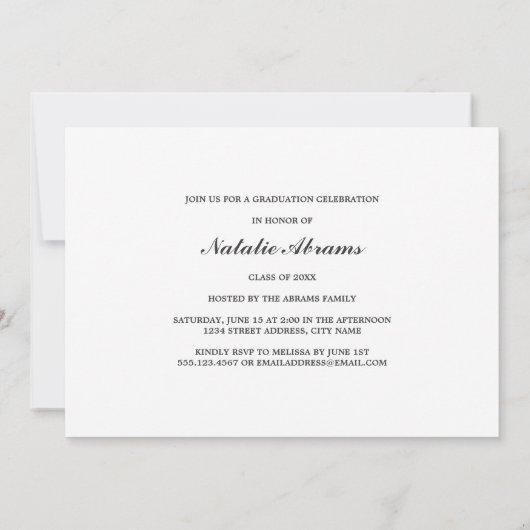 Journey | Einladung zur benutzerdefinierten Farbab (Rückseite)