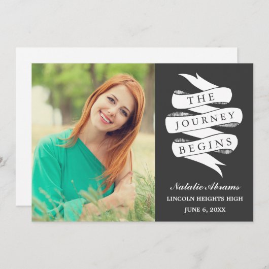 Journey | Einladung zur benutzerdefinierten Farbab (Vorne/Hinten)