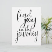 Journey finden - Inspiration Zitat (Stehend Vorderseite)