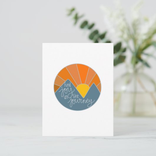 Journey finden postkarte (Stehend Vorderseite)