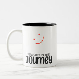 Journey finden zweifarbige tasse