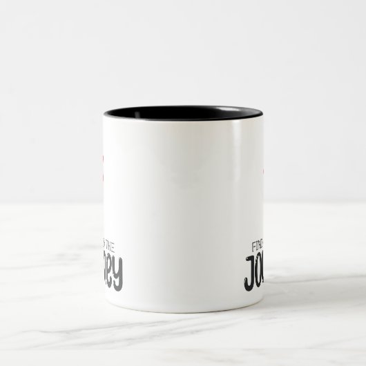 Journey finden zweifarbige tasse (Mittel)
