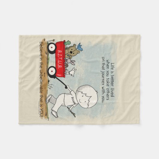 Journey Fleecedecke (Vorderseite (Horizontal))