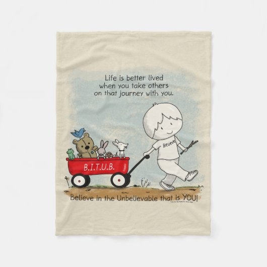 Journey Fleecedecke (Vorderseite)