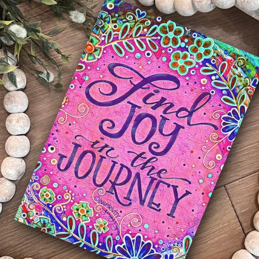 Journey Hübsch Pink Inspirierend Blumenfreude Karte