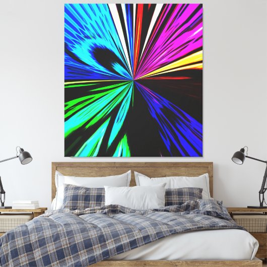 Journey Into Color Leinwanddruck (Insitu (Schlafzimmer))