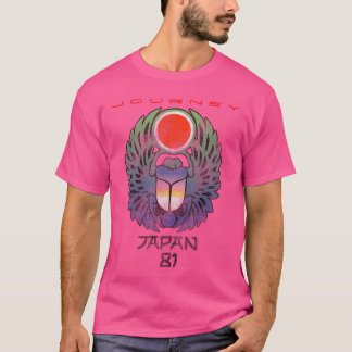 Journey Japan 1981 Scarab Beetle Music family retr T-Shirt