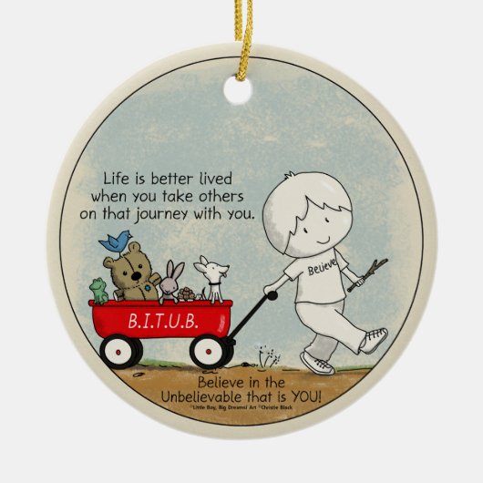 Journey Keramik Ornament (Vorne)