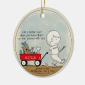 Journey Keramik Ornament (Links)