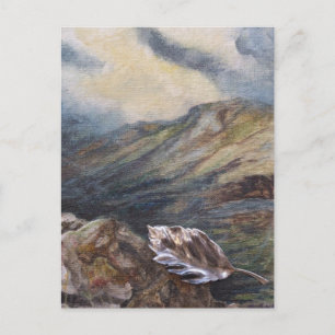 "Journey On" leaf Postkarte