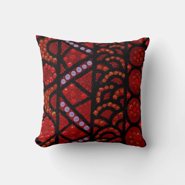 Journey Red Pillow Cushion Kissen (Vorderseite)