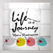 "Journey" Rubber Duck Poster (Vorne)