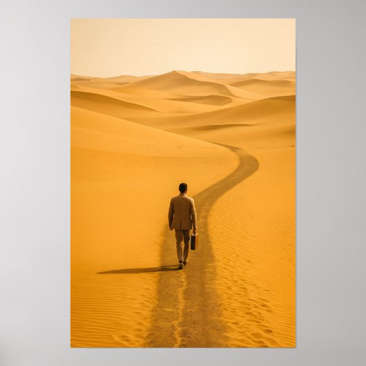 Journey Through the Desert Poster (Vorne)