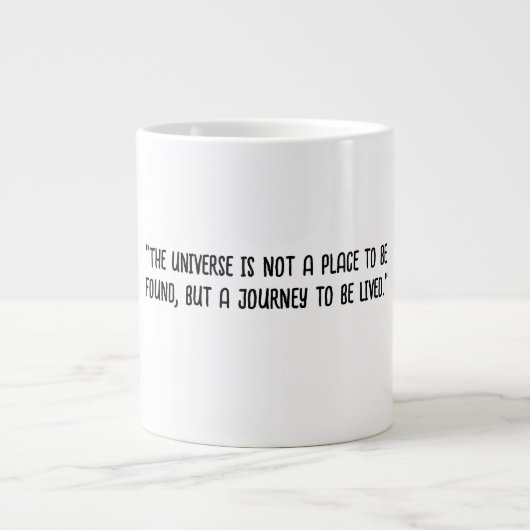 Journey Through the Universe Specialty Mug Jumbo-Tasse (Vorderseite)