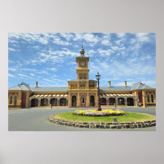 Journey through Time at Albury Station Poster (Vorne)