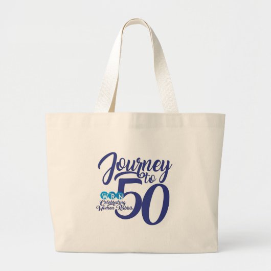 Journey to 50: Celebrating Women Rabbis Tote Bag Jumbo Stoffbeutel (Vorne)