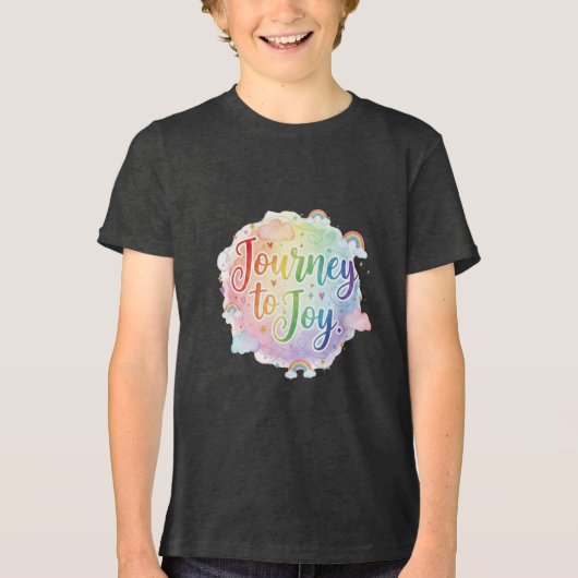 Journey to Joy Tri-Blend Shirt (Vorderseite)