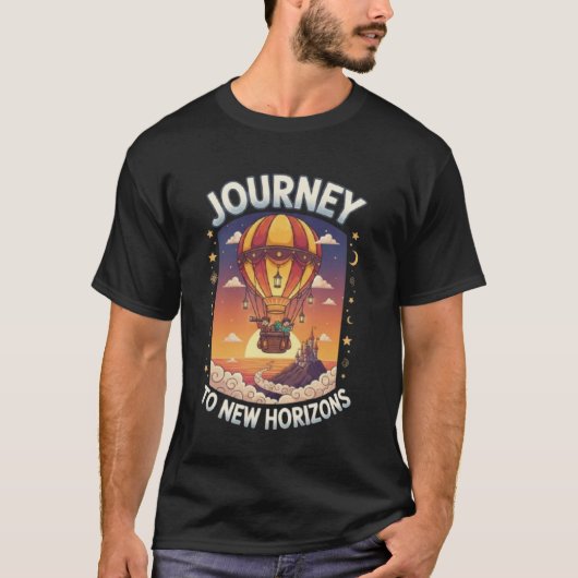 Journey to New Horizons – Adventure T-shirt (Vorderseite)