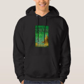 Journey to Venus Retro  Space Planet Hoodie (Vorderseite)
