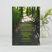 Journey Watercolor Bar Bat Mitzvah Einladung (Stehend Vorderseite)