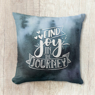 Journey Watercolor Throw Kissen