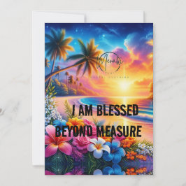 Journey with Grace: I Am Blessed Travel Backpack" Einladung