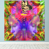 Journey Zuhause Leinwanddruck (Insitu (Holzboden))